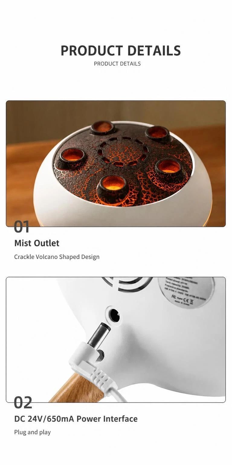 Whisper-Quiet Jellyfish Essential Oil Diffuser, Music Sensing Color Glow, Soothing Night Ambiance