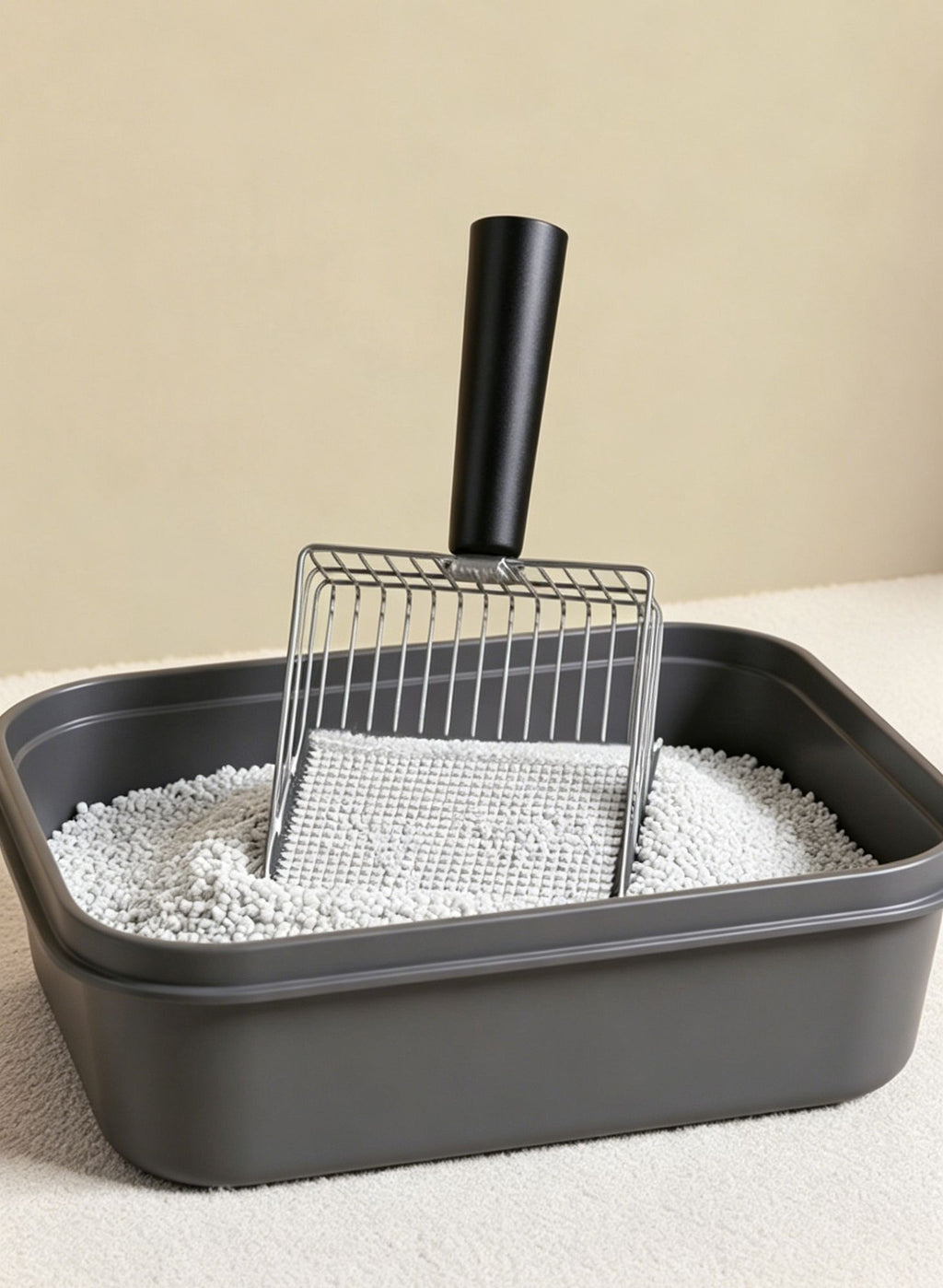 White Multi-function Litter Scoop Set