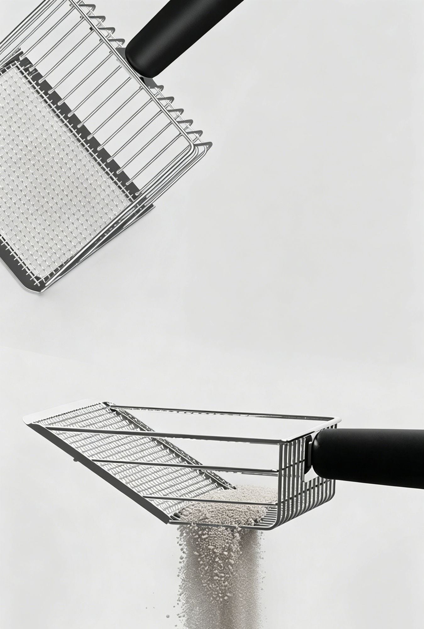 White Multi-function Litter Scoop Set