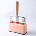 Pink Beech Wood Handle Litter Scoop Only