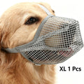 Grey Mesh Dog Muzzle XL, Drinkable