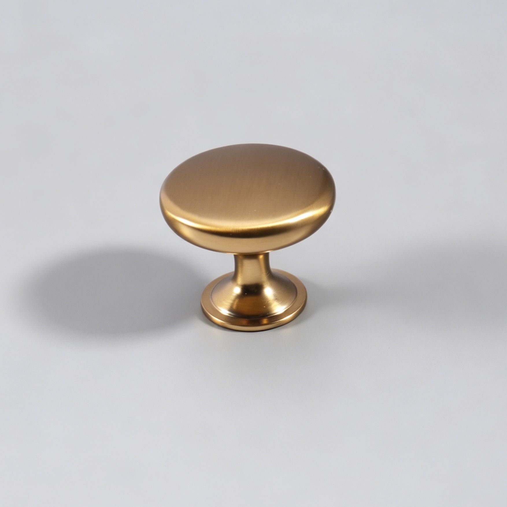 Thin Flat Mushroom Single Hole Knob 2pcs