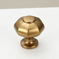 28mm Single Hole Octagonal Cabinet Knob 2pcs
