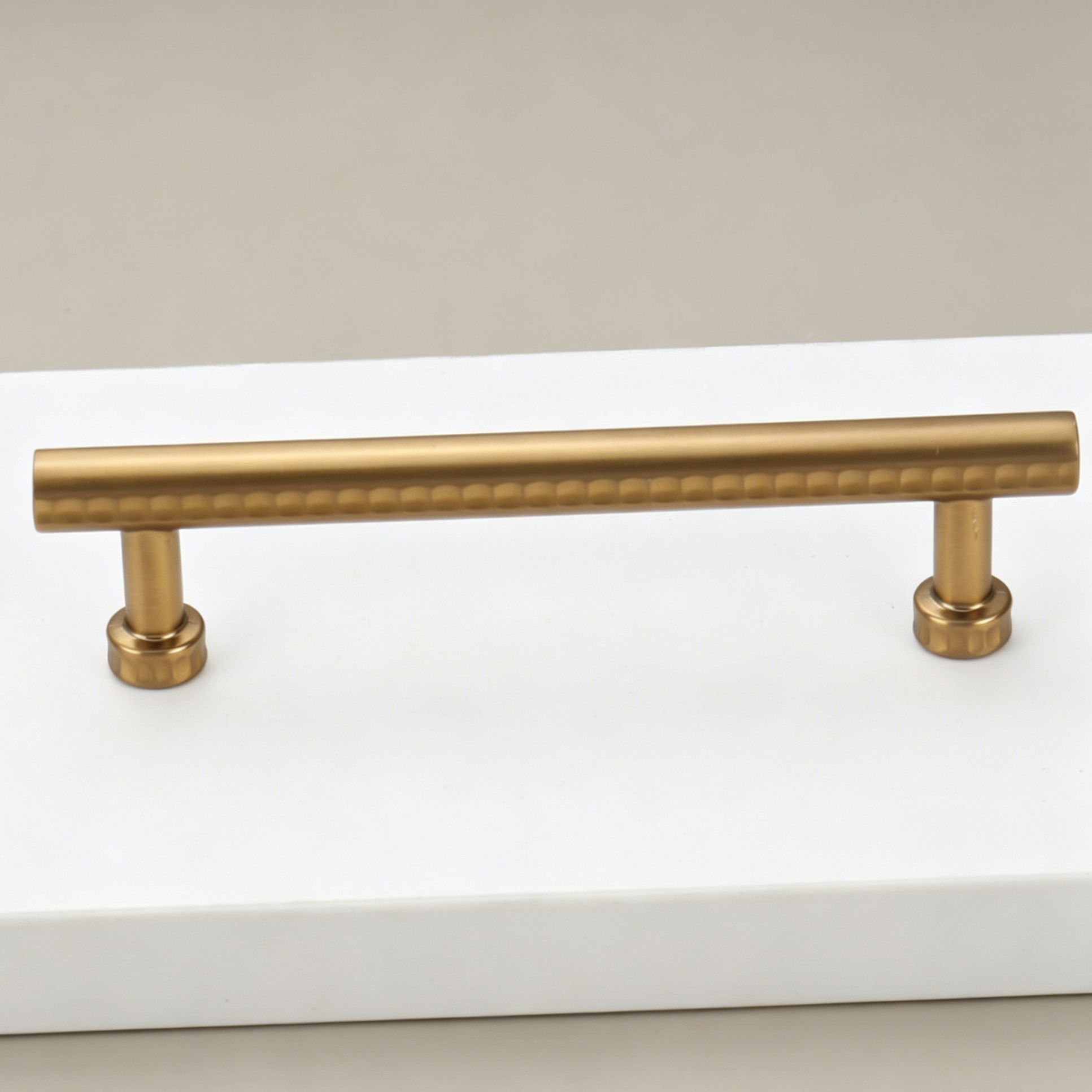 96mm Hole Spacing Hammered Tube Cabinet Pull 2pcs