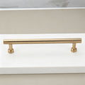 128mm Hole Spacing Hammered Tube Cabinet Pull 2pcs
