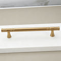128mm Hole Spacing Segmented Fluted Bar Cabinet Pull 2pcs