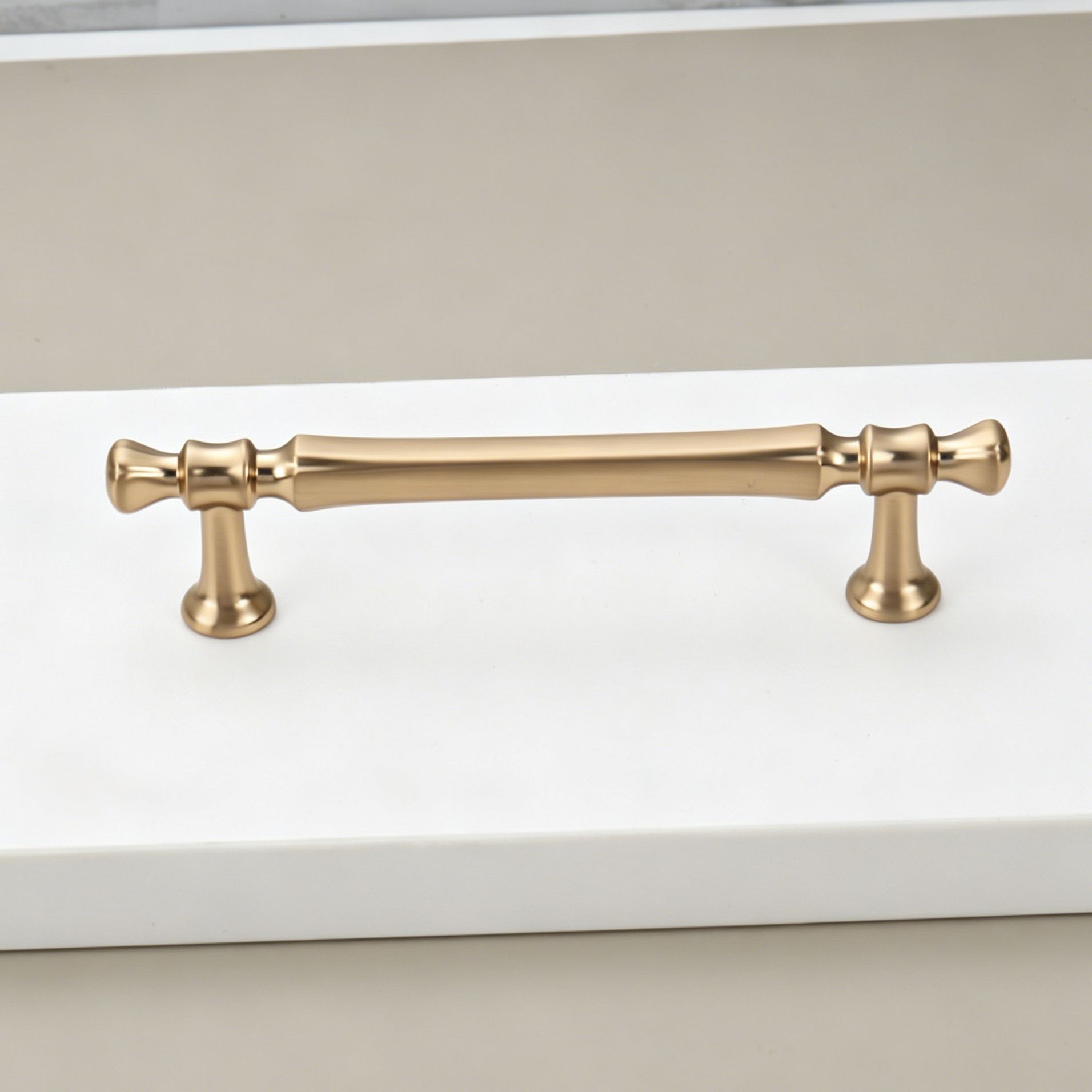 96mm Hole Spacing Waisted Bowtie Cabinet Pull 2pcs