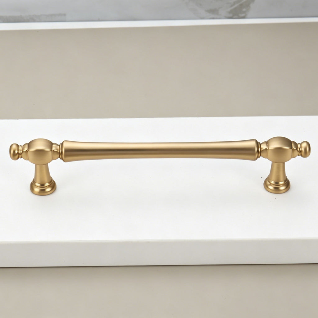 128mm Hole Spacing Multi Round Head Tapered Cabinet Pull 2pcs