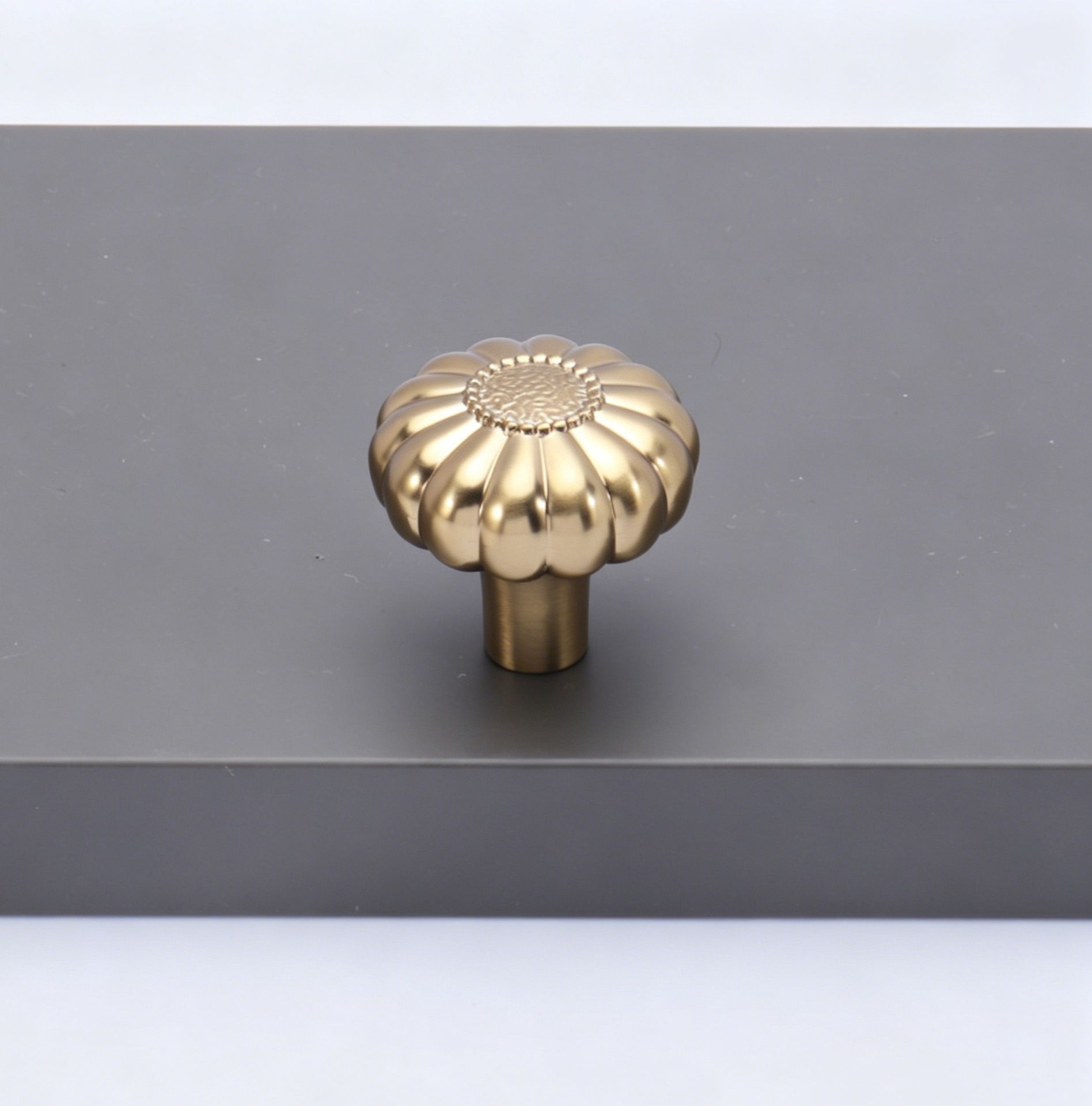 3D Sunflower Pumpkin Single Hole Knob 4pcs