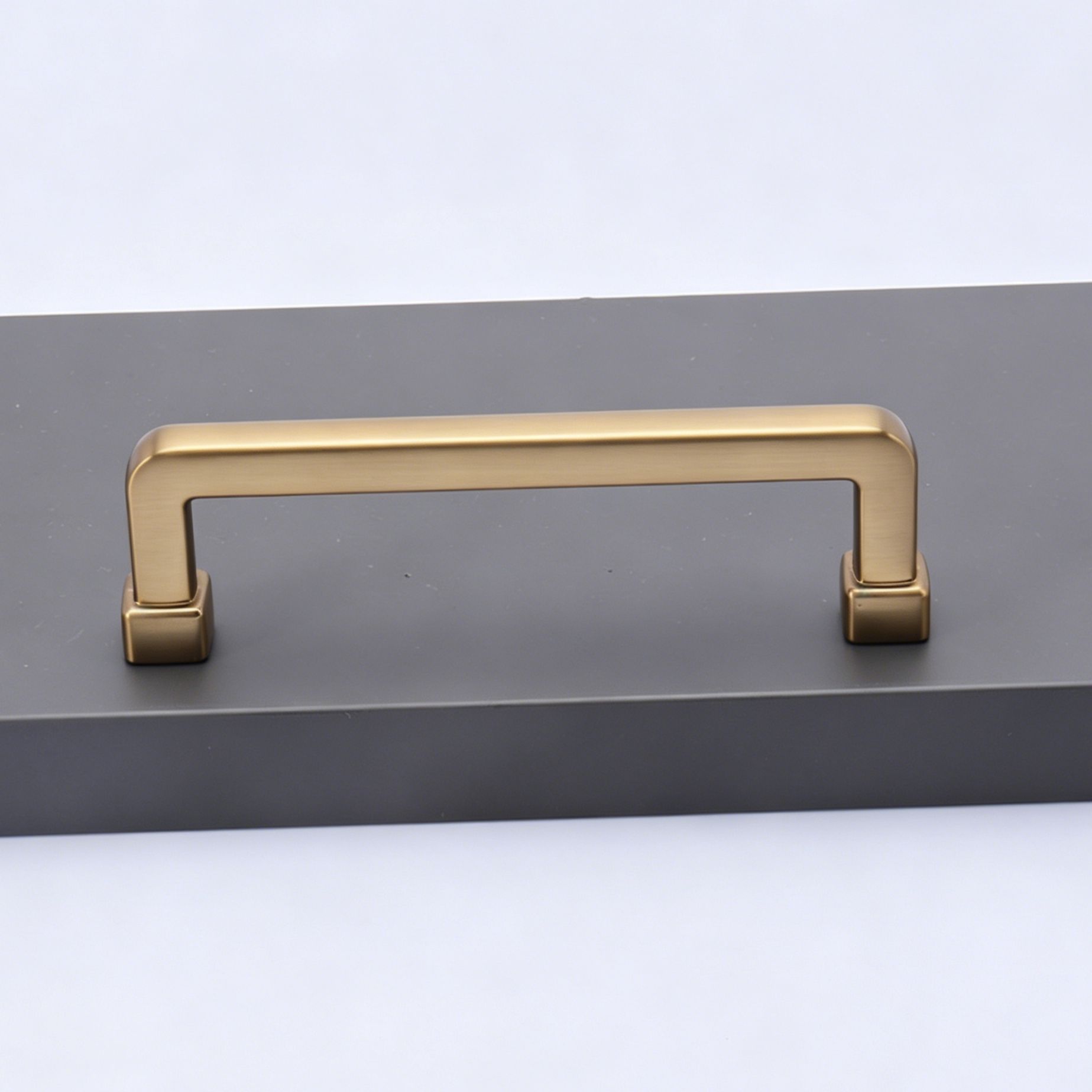 96mm Hole Spacing Square Straight Cabinet Pull 4pcs