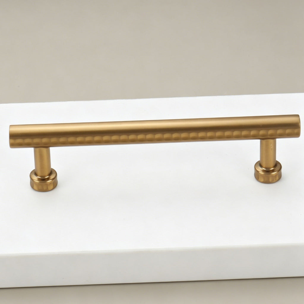 96mm Hole Spacing Hammered Tube Cabinet Pull 4pcs