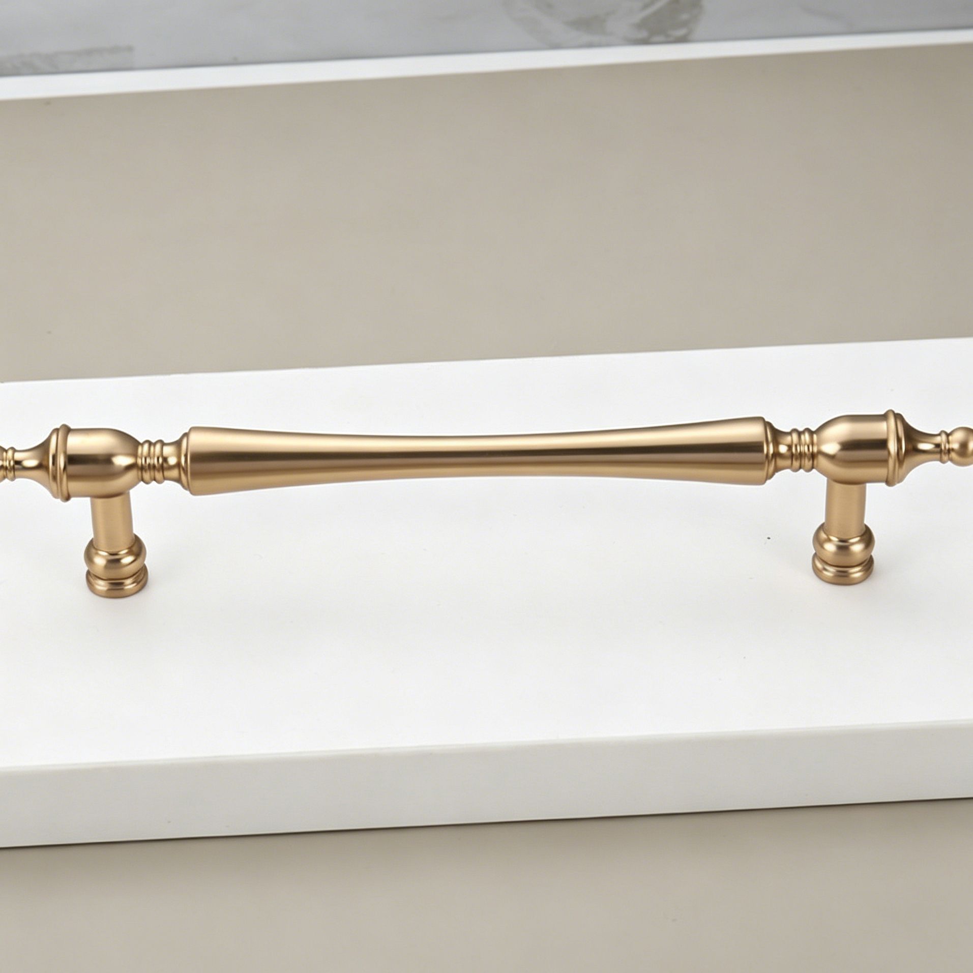 128mm Hole Spacing Vintage Tapered End Bar Cabinet Pull 4pcs