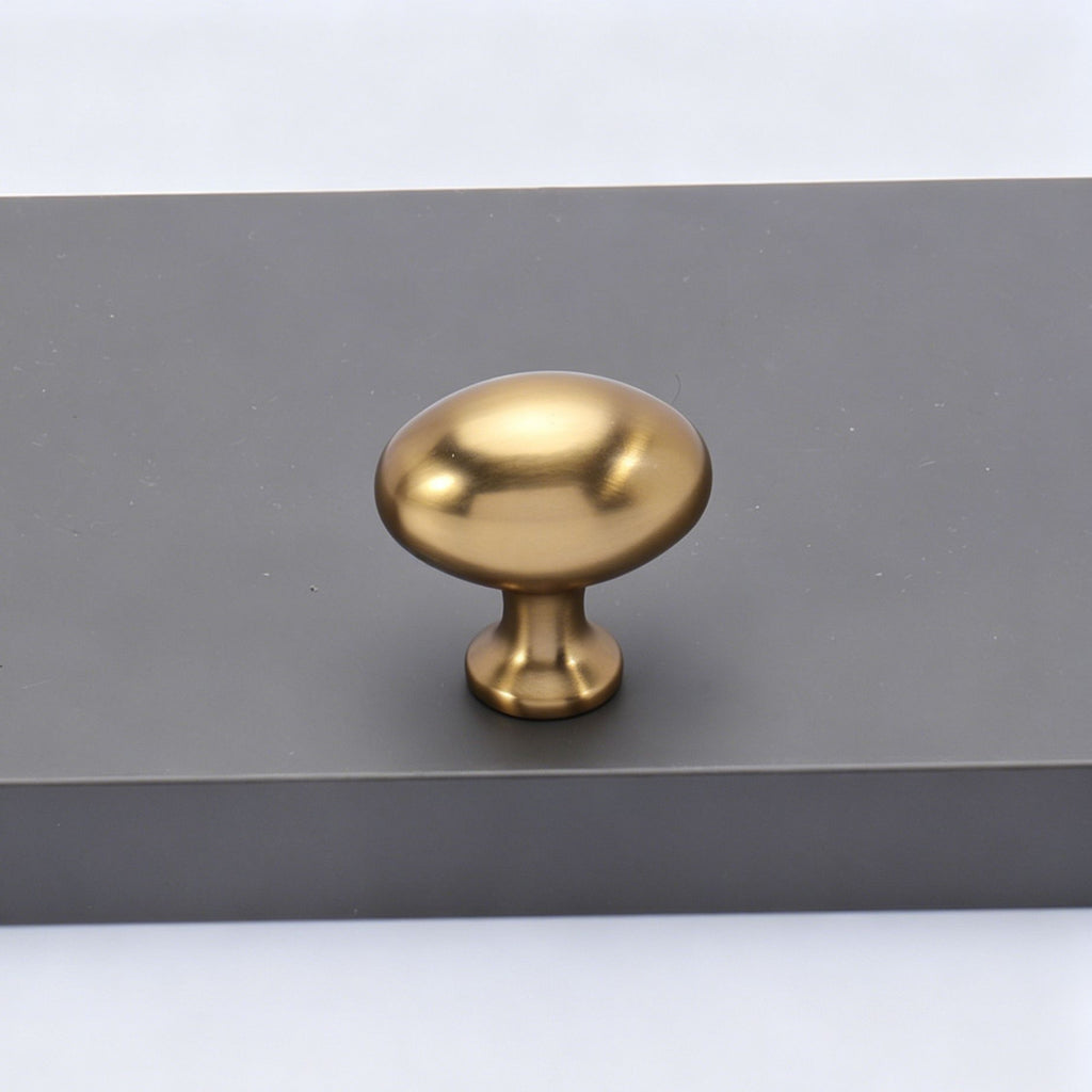 Oval Egg Single Hole Drawer Knob 6pcs