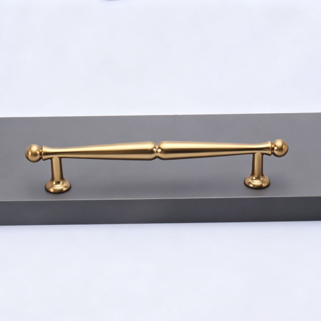 128mm Hole Spacing Waisted Ball Bar Cabinet Pull 6pcs