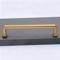 128mm Hole Spacing Square Straight Cabinet Pull 6pcs
