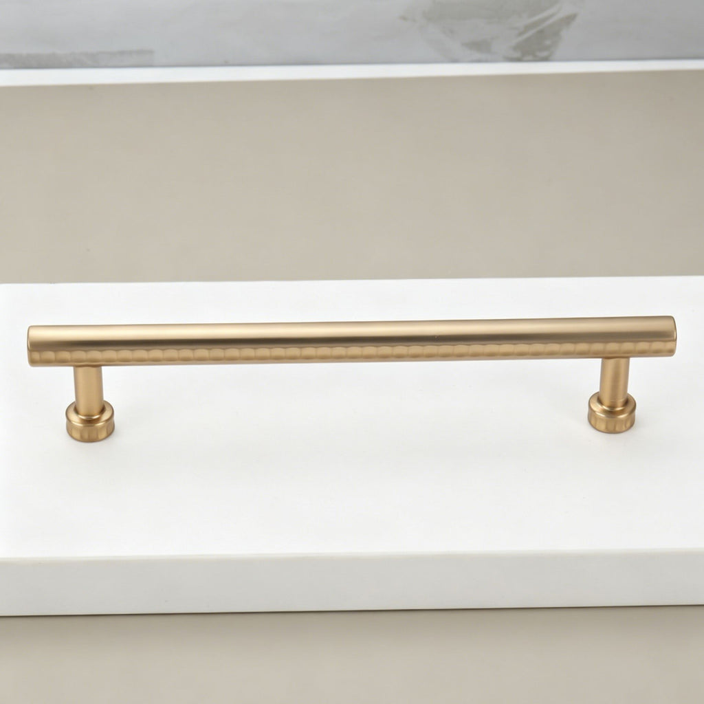 128mm Hole Spacing Hammered Tube Cabinet Pull 6pcs