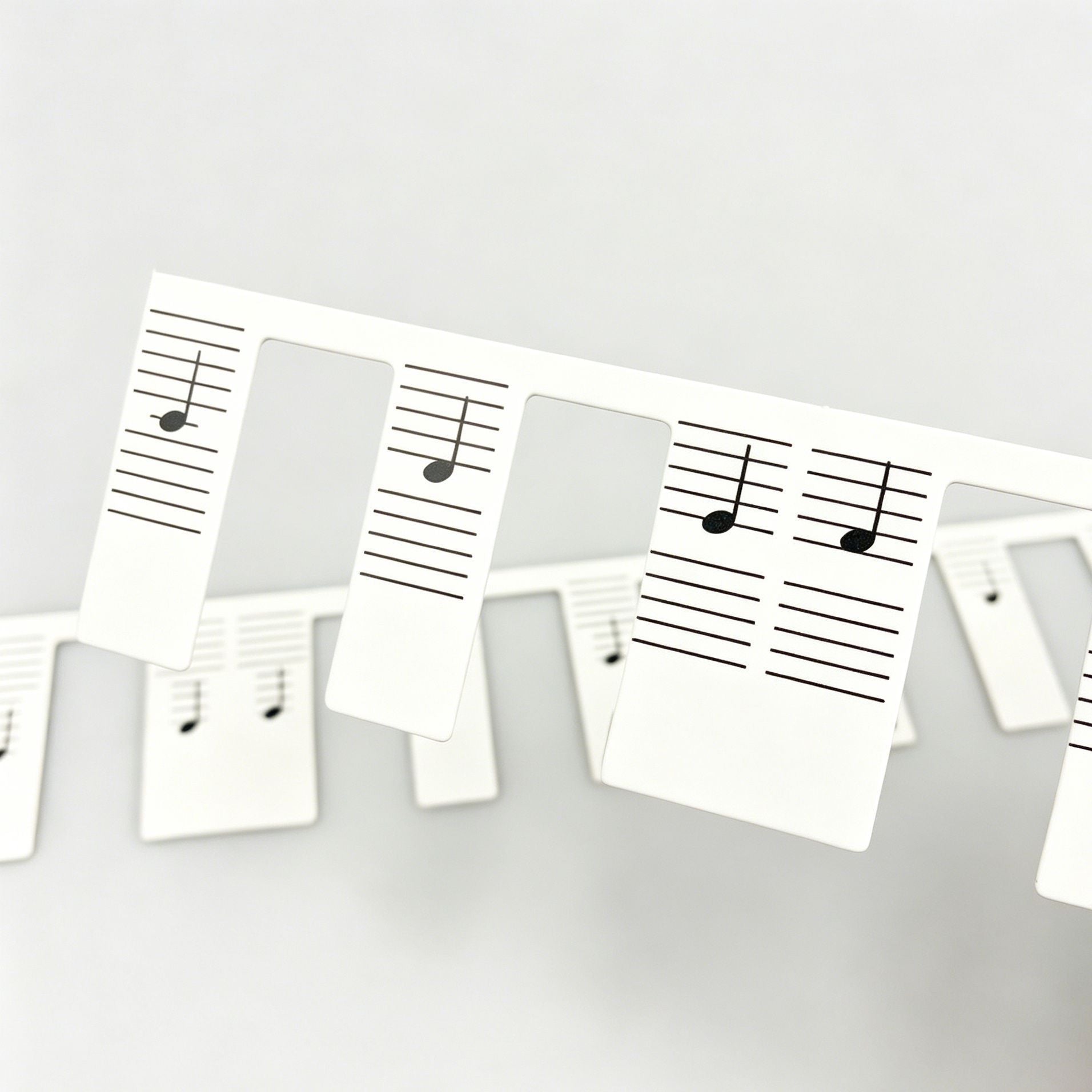 88 Keys Black Piano Note Strip 1pcs Keyboard Sticker