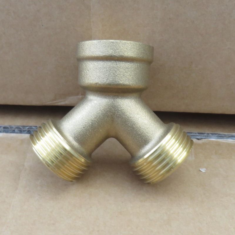 3/4" Brass Tee Joint Adapter For Sprayer & Dishwasher 4pcs