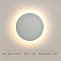 30CM White Touch Eclipse LED Wall Light Stepless Dimming