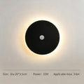 20CM Black Sensor Eclipse LED Wall Light Stepless Dimming