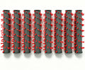 8 Carpet Brushes + 1 Blue Cleaning Brush For Bissell 2554A