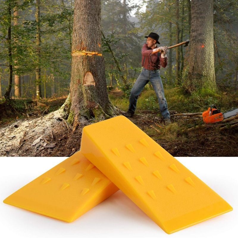 10 Inch Plastic Log Felling Wedges 2Pcs Farm Garden Tree Cutting Tool