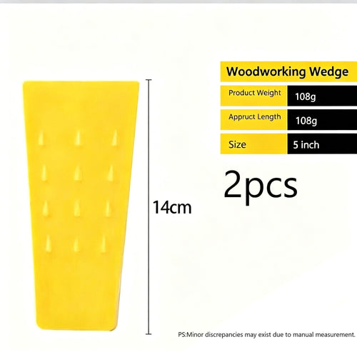 5+10 Inch Plastic Timber Wedge Set 4Pcs Garden Tree Cutting Supplies