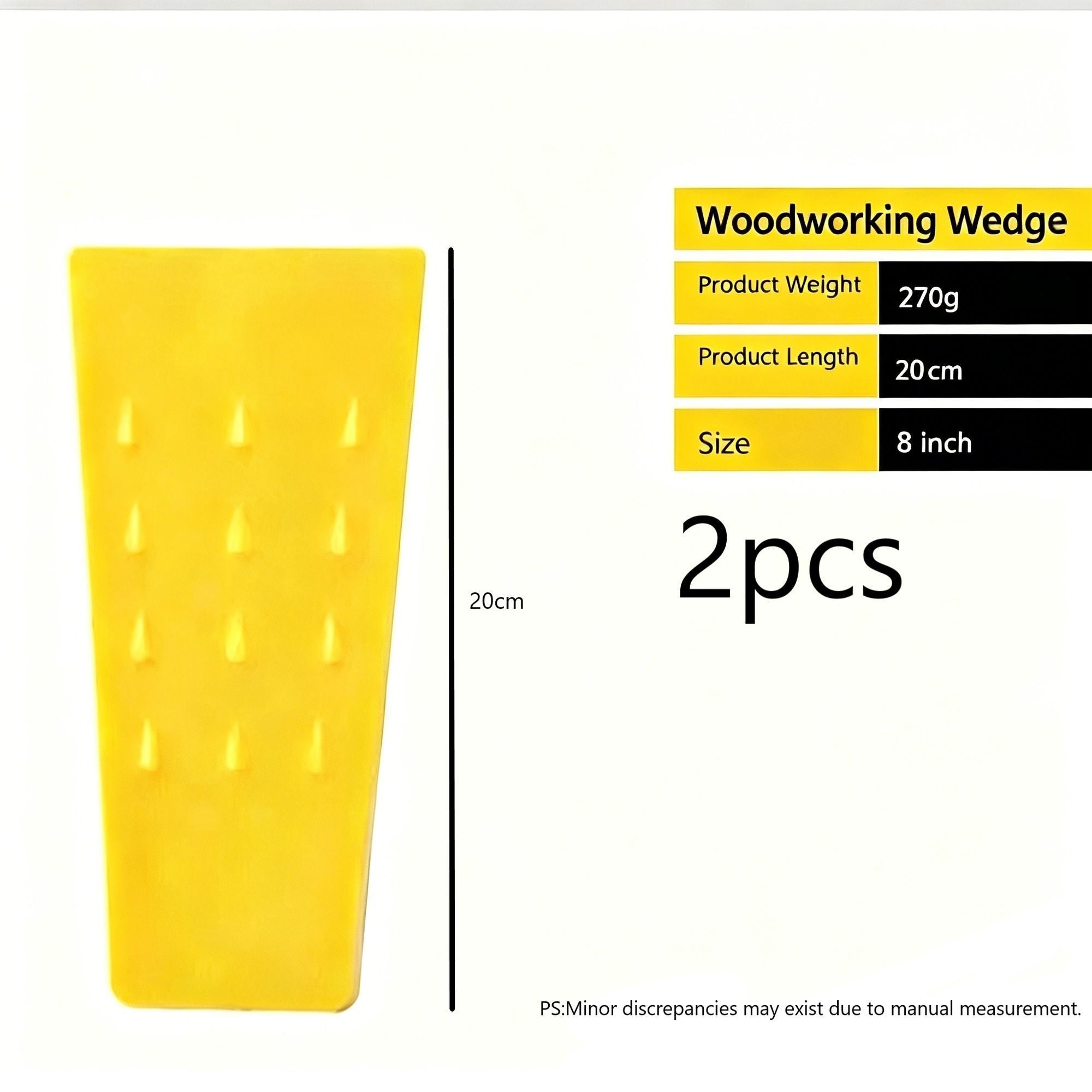5/8/10 Inch Complete Tree Felling Wedge Set 6Pcs Plastic Garden Timber Tools