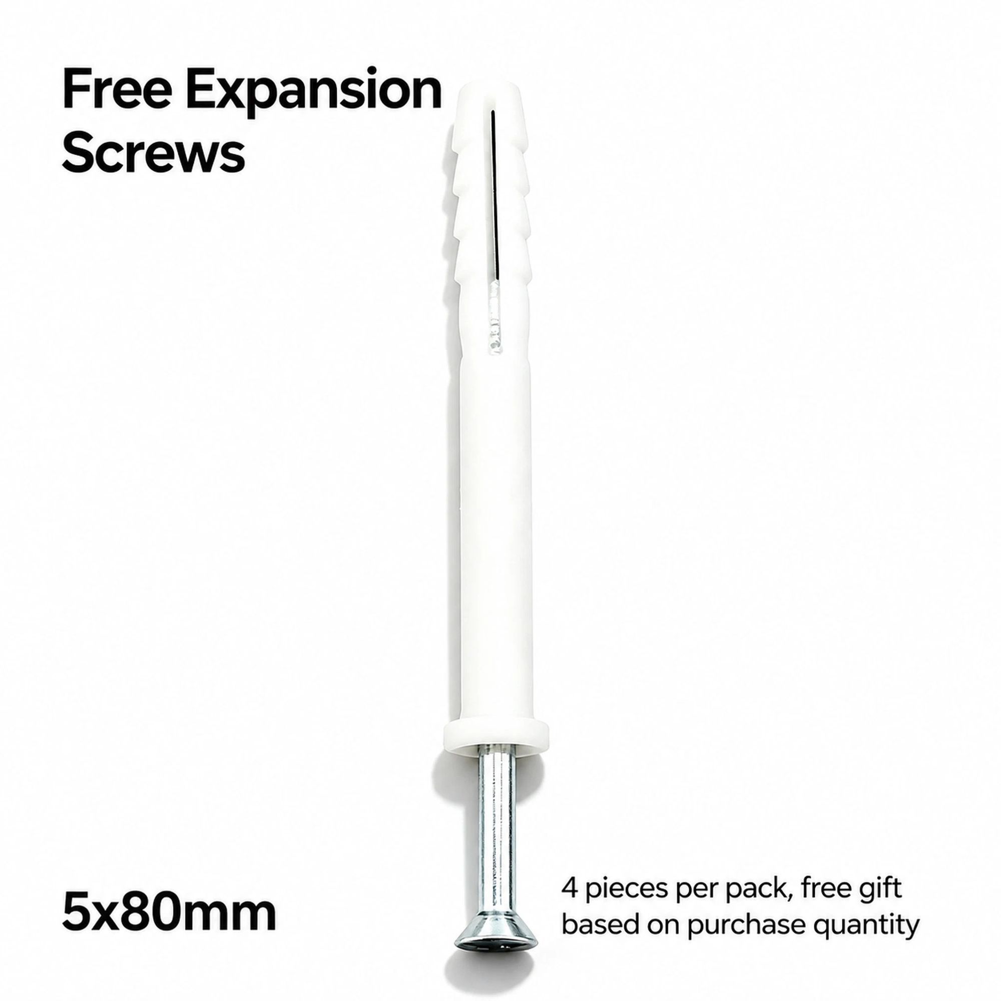 6" Nickel Hidden T Shelf Bracket 2Pcs w/ 5x60&5x80 Screws