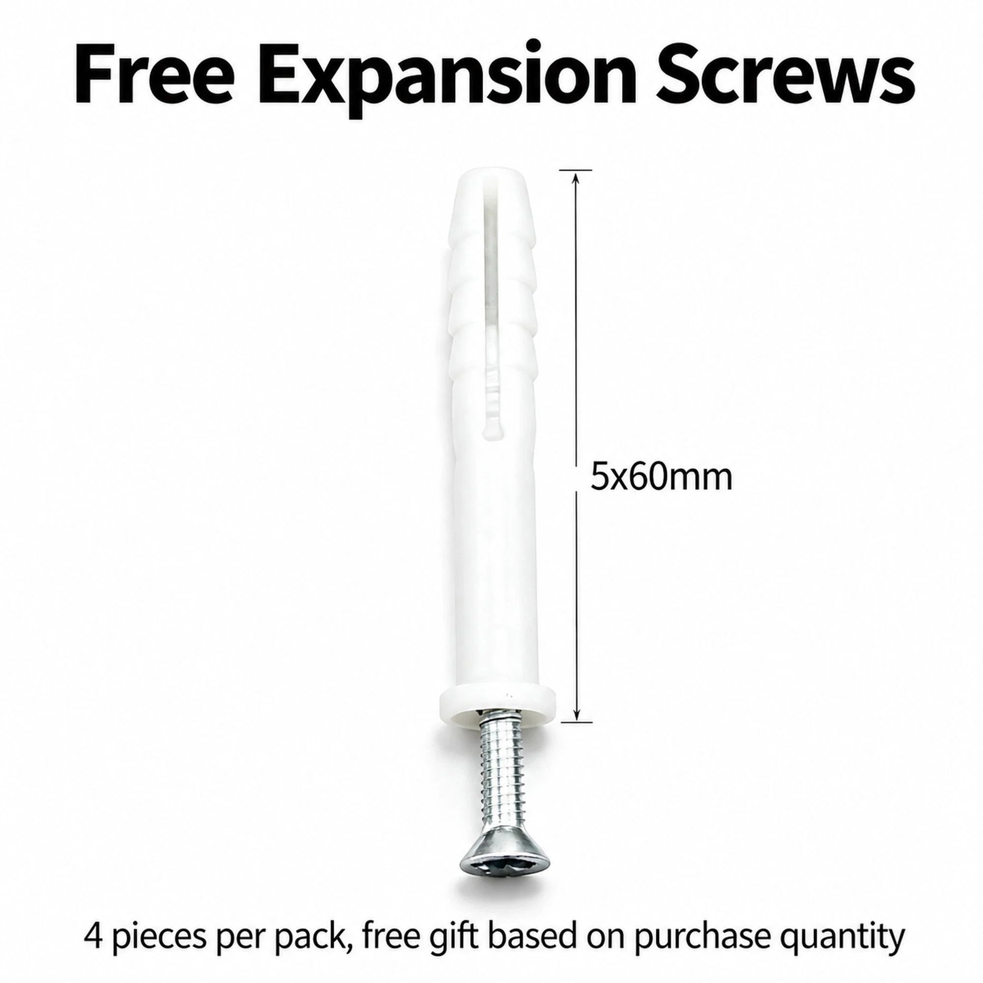 3" Nickel Hidden T Shelf Bracket 6Pcs w/ 5x60&5x80 Screws