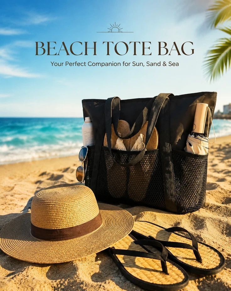 Dark Grey Large Waterproof Beach Handbag Portable Swim Tote Bag