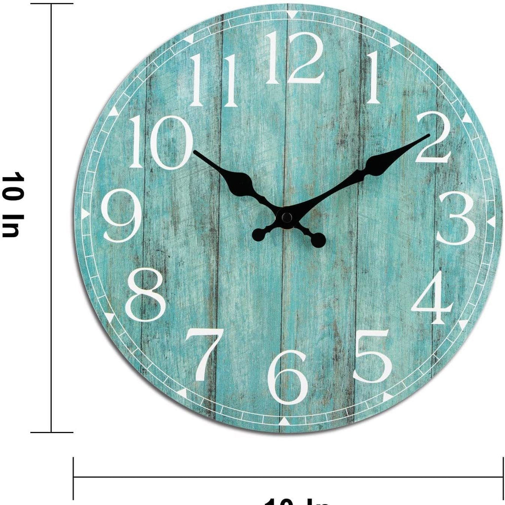 Wooden Wall Clock No.6, 10 Inch