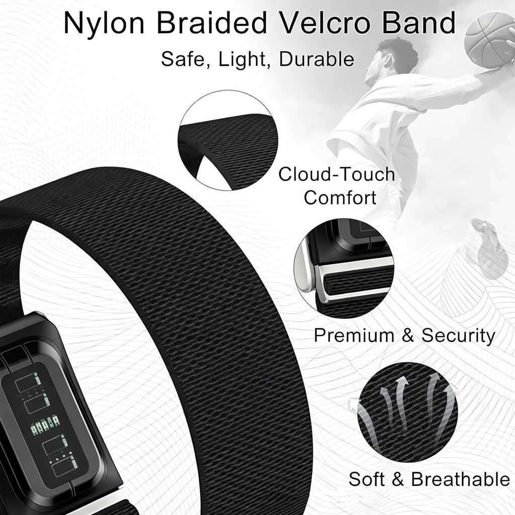 Nylon Sport Watch Strap - Torch Red