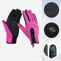 Upgraded Thermal Cycling Gloves - Hot Pink M