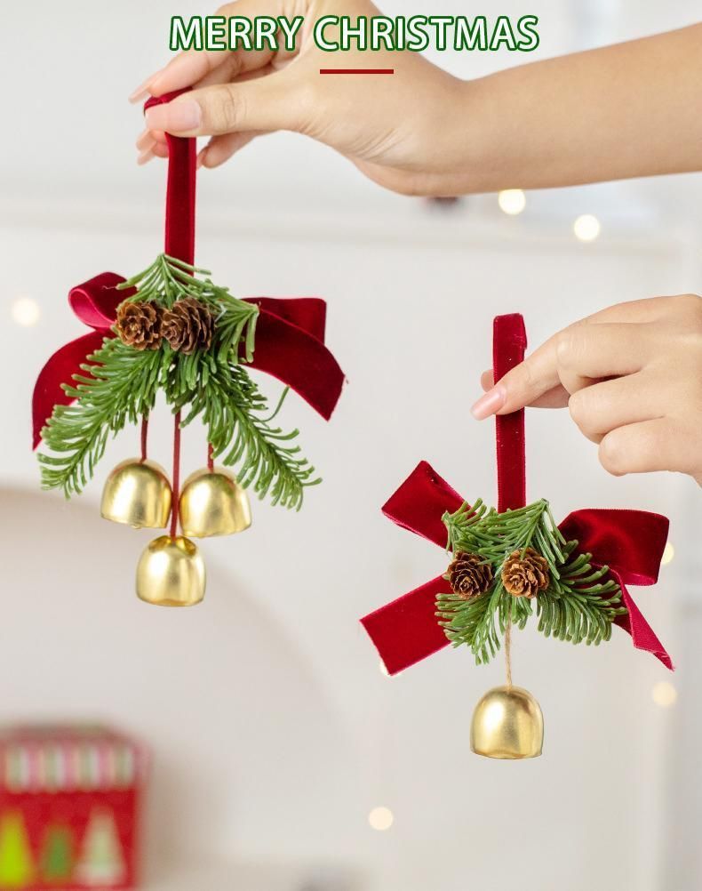 D3 Pinecone Double Bells Green 2 Pack