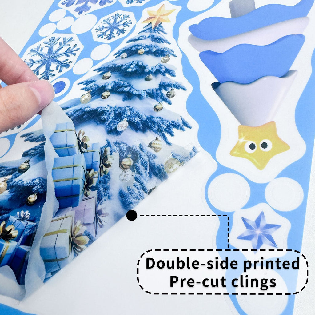 6 Styles Christmas Window Stickers Pack-01
