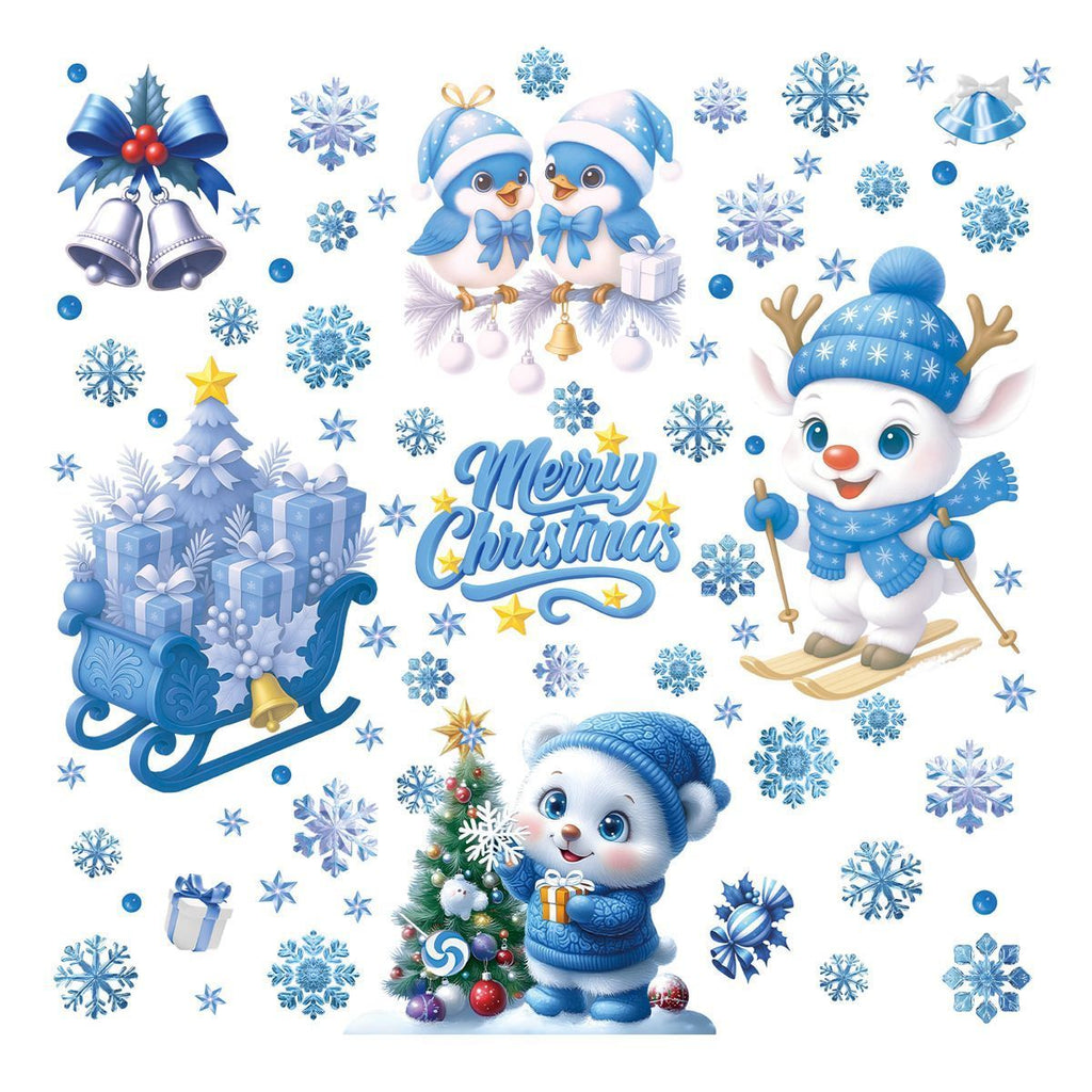 6 Styles Christmas Window Stickers Pack-02