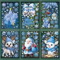 6 Styles Christmas Window Stickers Pack-03