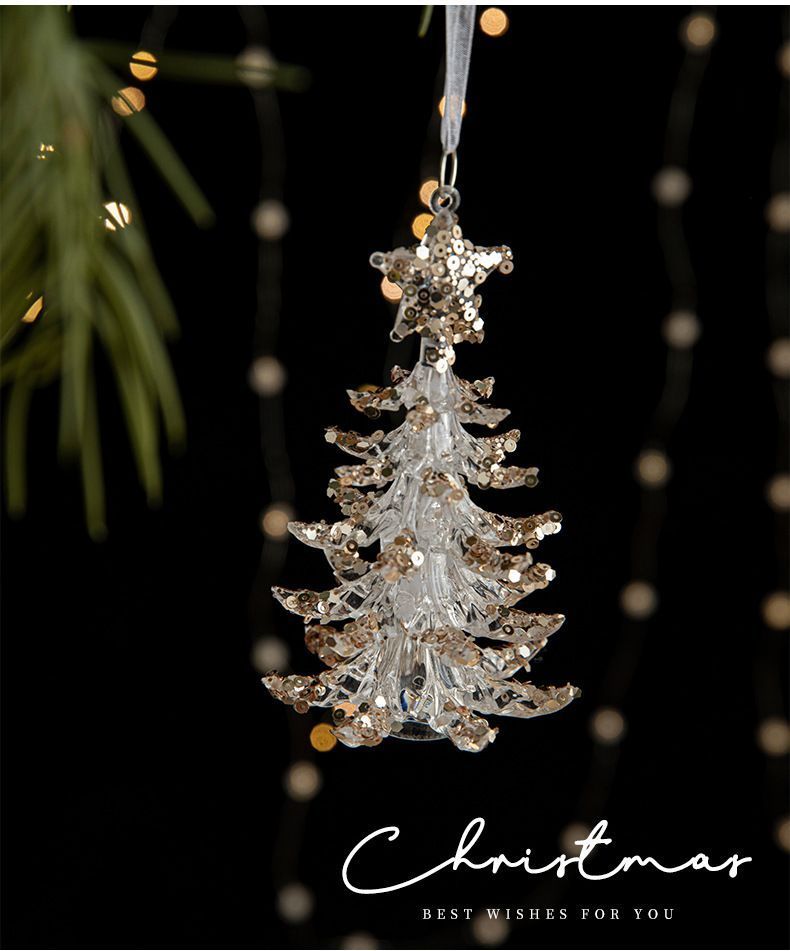 2pcs Leaf Christmas Ornament Props