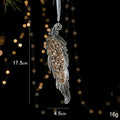 2pcs Feather Christmas Ornament Props