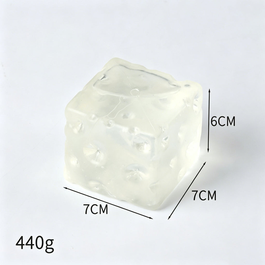 Transparent Cheese Squishy 7cm