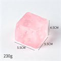 Pink Cheese Squishy 5.5cm