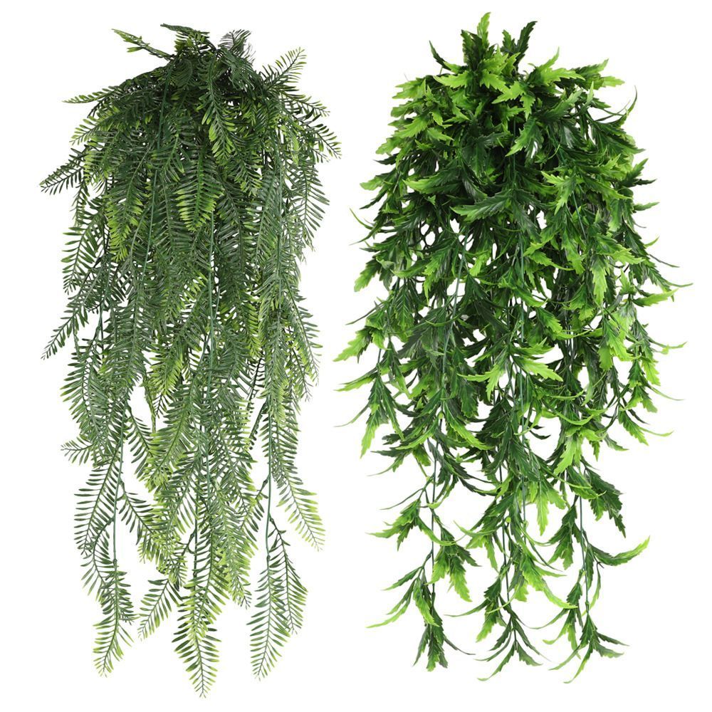 5-Fork Pine Needle Wall Hanging Vine 2 pieces