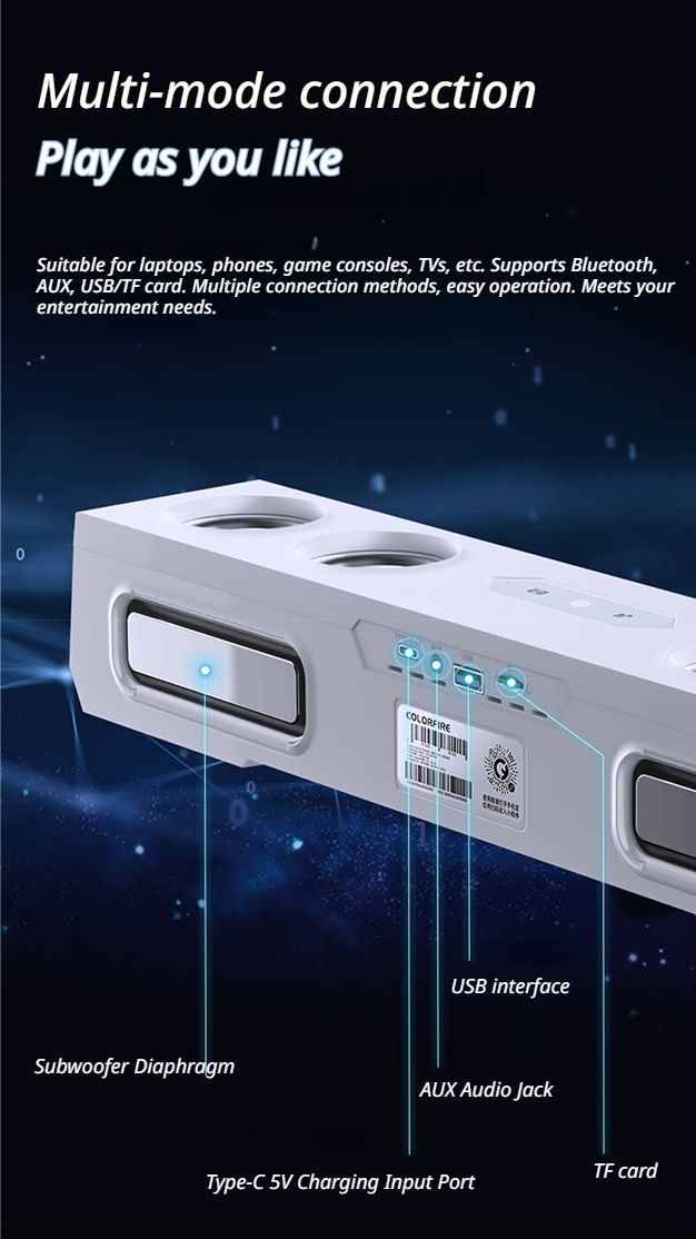 Interstellar X9 Gaming Speaker Jade White