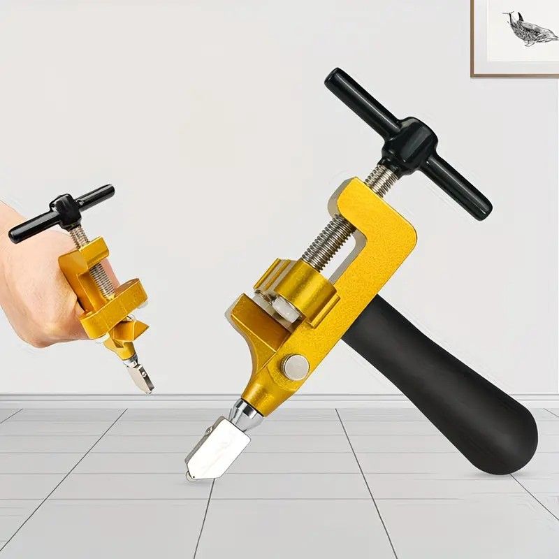 Tile and Glass Cutter, Precision Cutting with Alloy Blade, Sturdy and Durable for Time and Effort Savings, Suitable for Multiple Scenarios, Essential Tool for Renovation Work and Home DIY