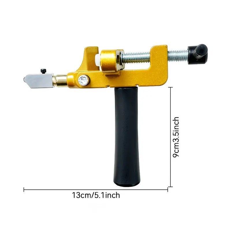 Tile and Glass Cutter, Precision Cutting with Alloy Blade, Sturdy and Durable for Time and Effort Savings, Suitable for Multiple Scenarios, Essential Tool for Renovation Work and Home DIY