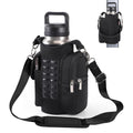 Black Double Row 12 Magnet Sports Water Bottle Bag: Magnetic attachment stays rock-solid, multi-scenario compatibility frees your hands, thickened wear-resistant fabric with thoughtful details, making sports and travel worry-free and efficient./BLACK