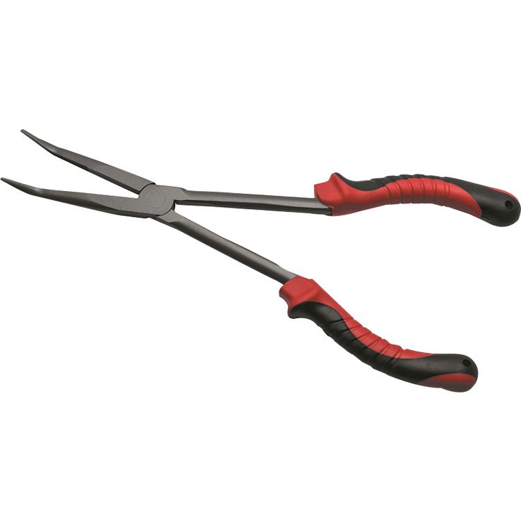 Multi-functional Fishing Pliers - Long Nose, Rust-proof & Anti-slip, Easy Hook Removal & Fish Control(Red straight pliers）