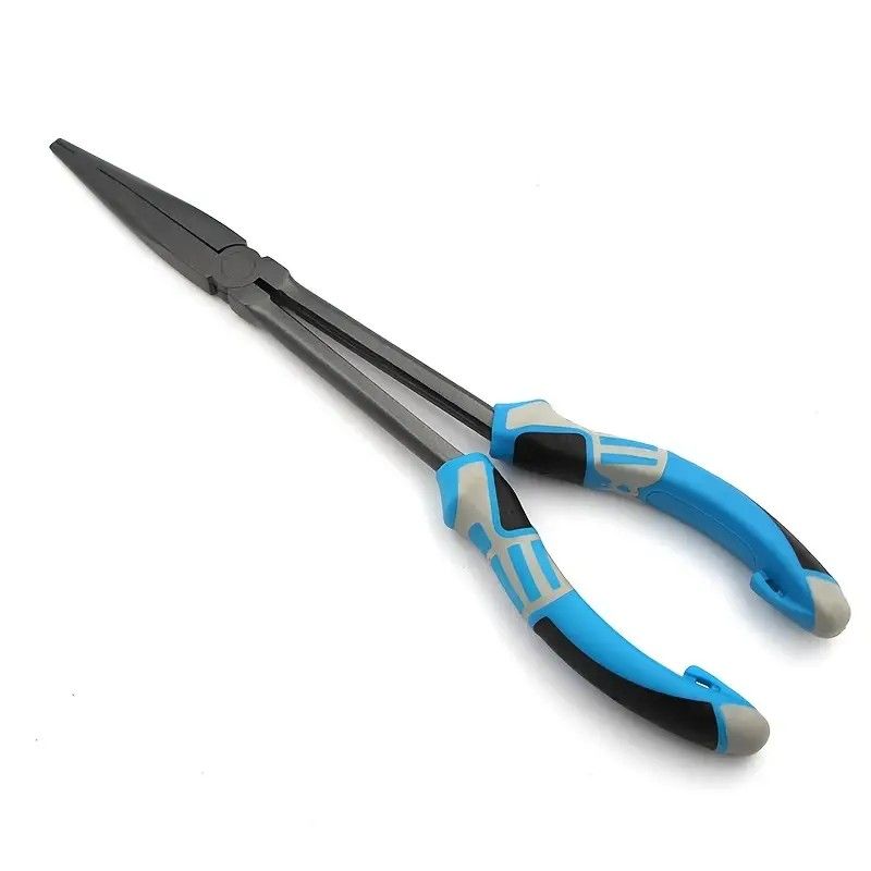 Multi-functional Fishing Pliers - Long Nose, Rust-proof & Anti-slip, Easy Hook Removal & Fish Control(Red bending pliers）