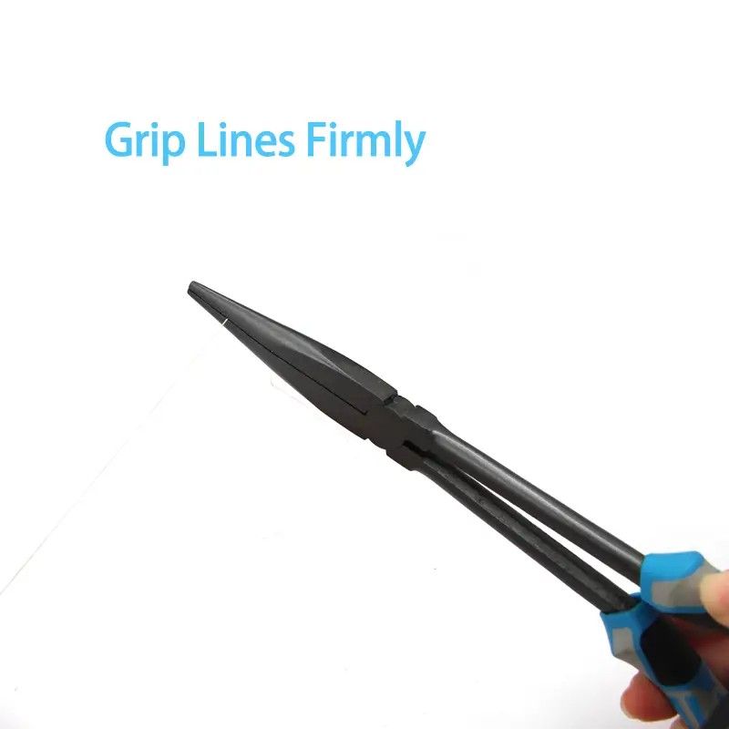 Multi-functional Fishing Pliers - Long Nose, Rust-proof & Anti-slip, Easy Hook Removal & Fish Control(Red bending pliers）